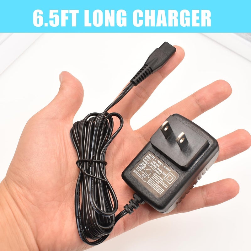 BOEEA Charger Fits oneisall Low Noise Dog Clippers, Replacement Charger Cord Compatible with SUPRENT Hair Clippers - Image 3